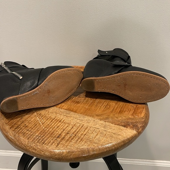 Matiko black Wedge Boots - Picture 3 of 7